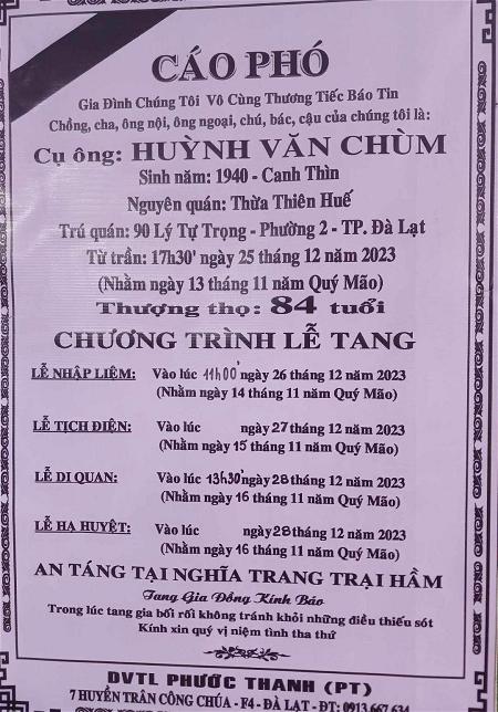 Hunh V Chùm